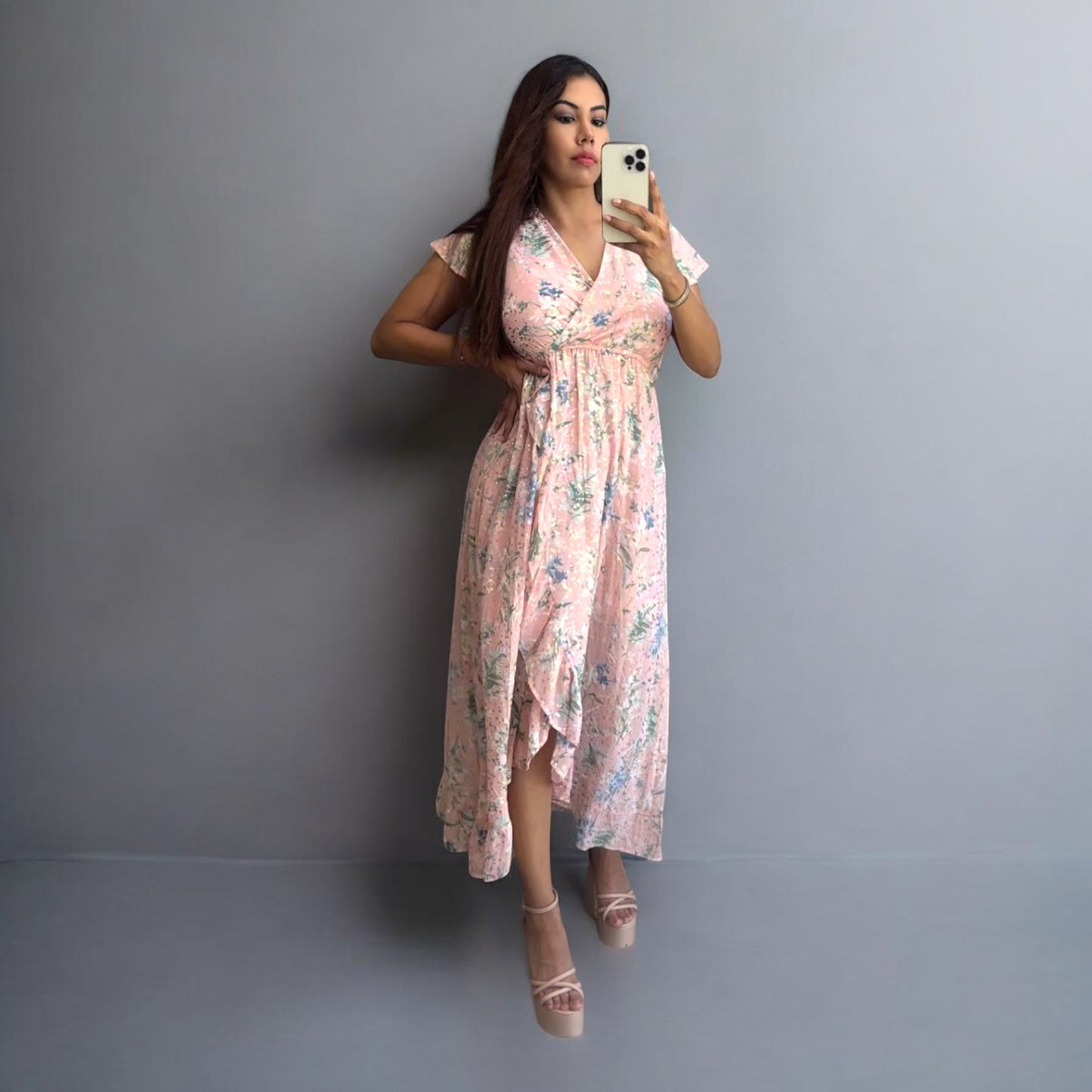 Vestido Maxi Rosa