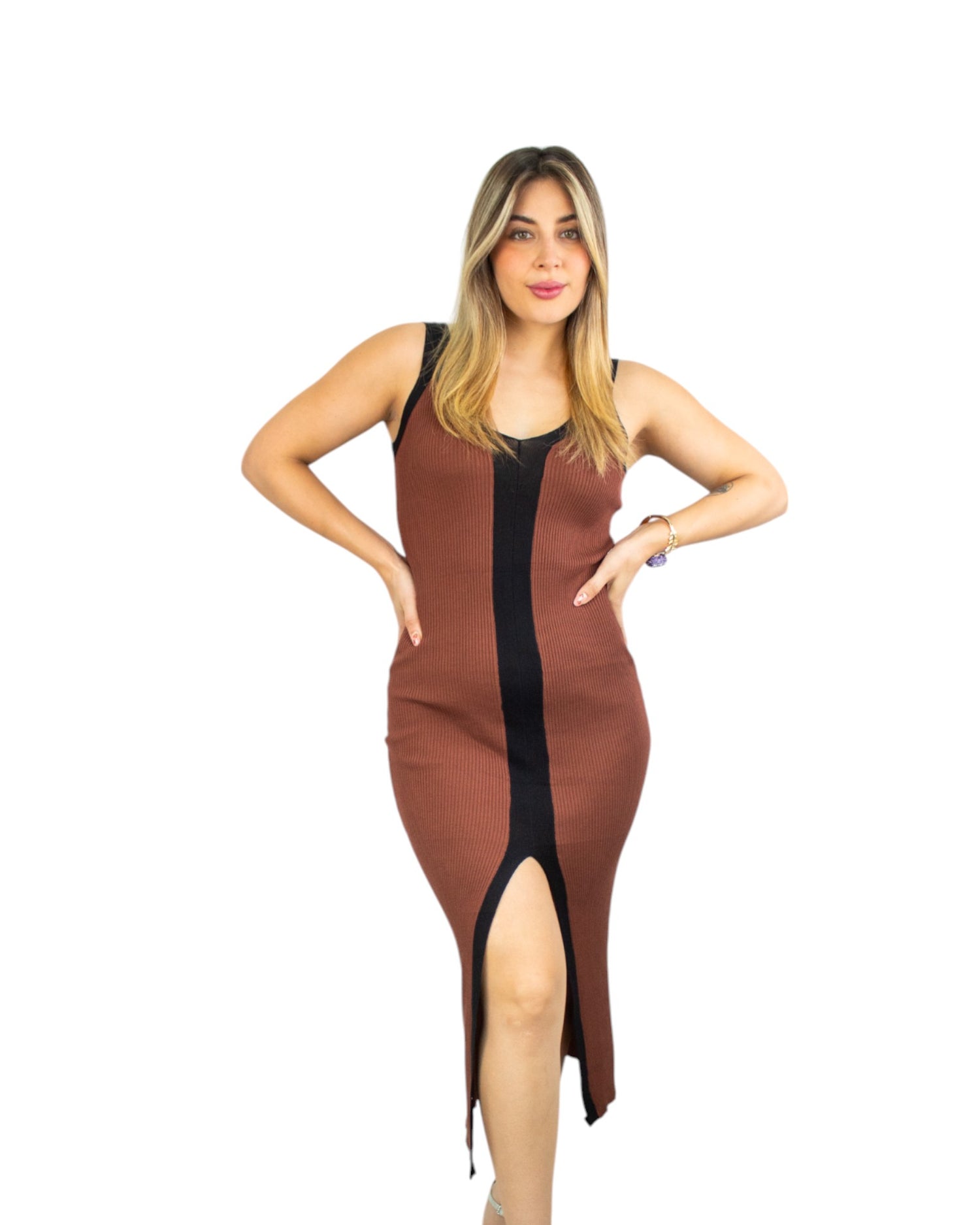 Vestido Valentina Cafe