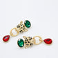 Aretes cheetah bicolor