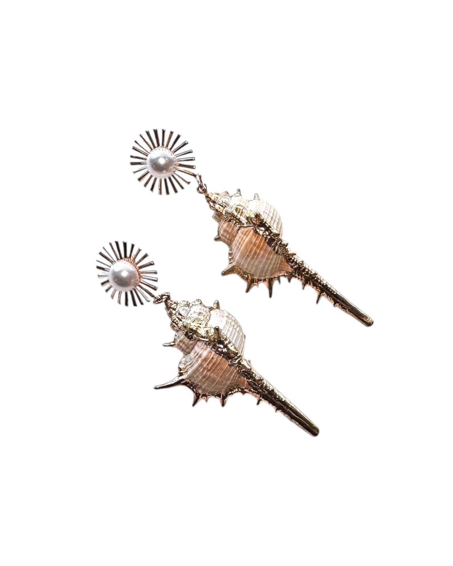 Aretes mar caracol