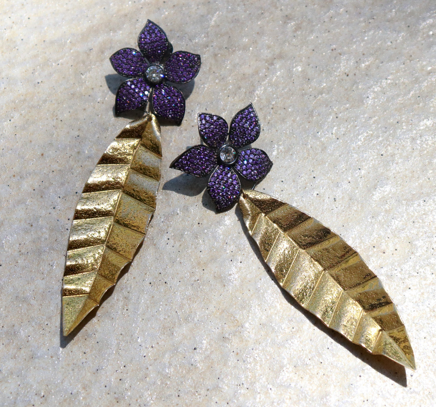 Aretes turcos PURPLE