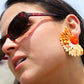 Aretes Indian Abanico